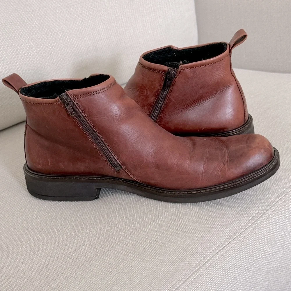 ECCO Men's Holton Plain Toe Gore-tex Chelsea Boot Size 46
